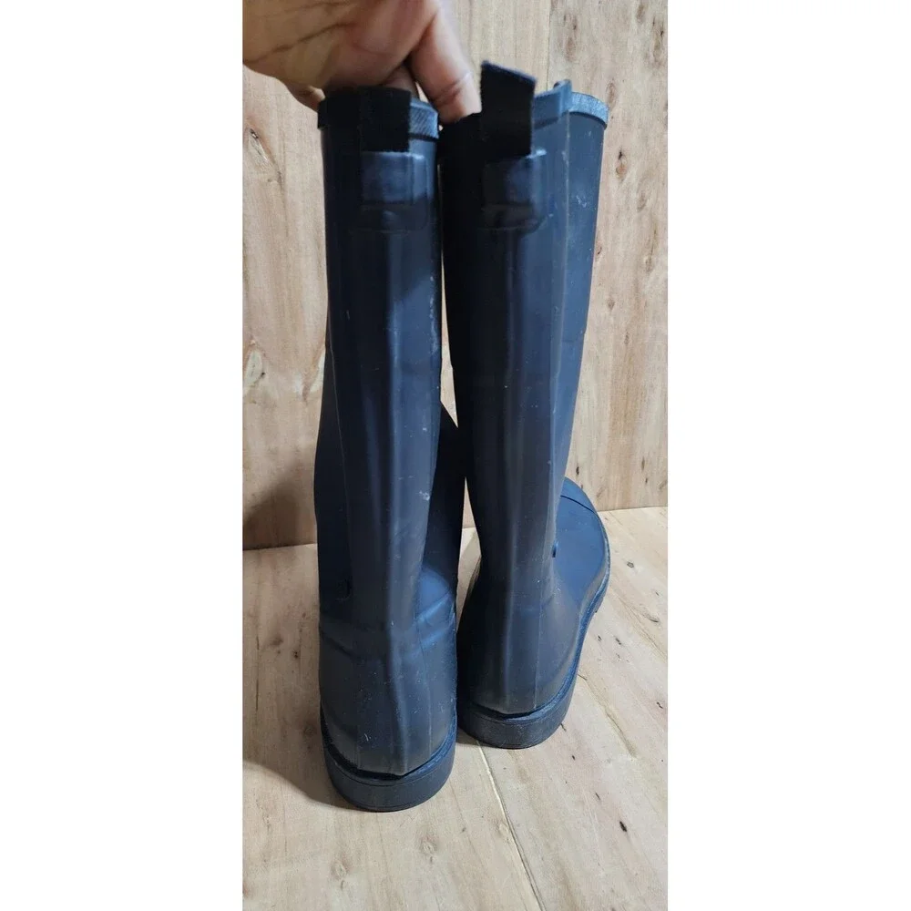 Hunter Men’s Original Tall Waterproof Pull On Rain Boots Black Size 13